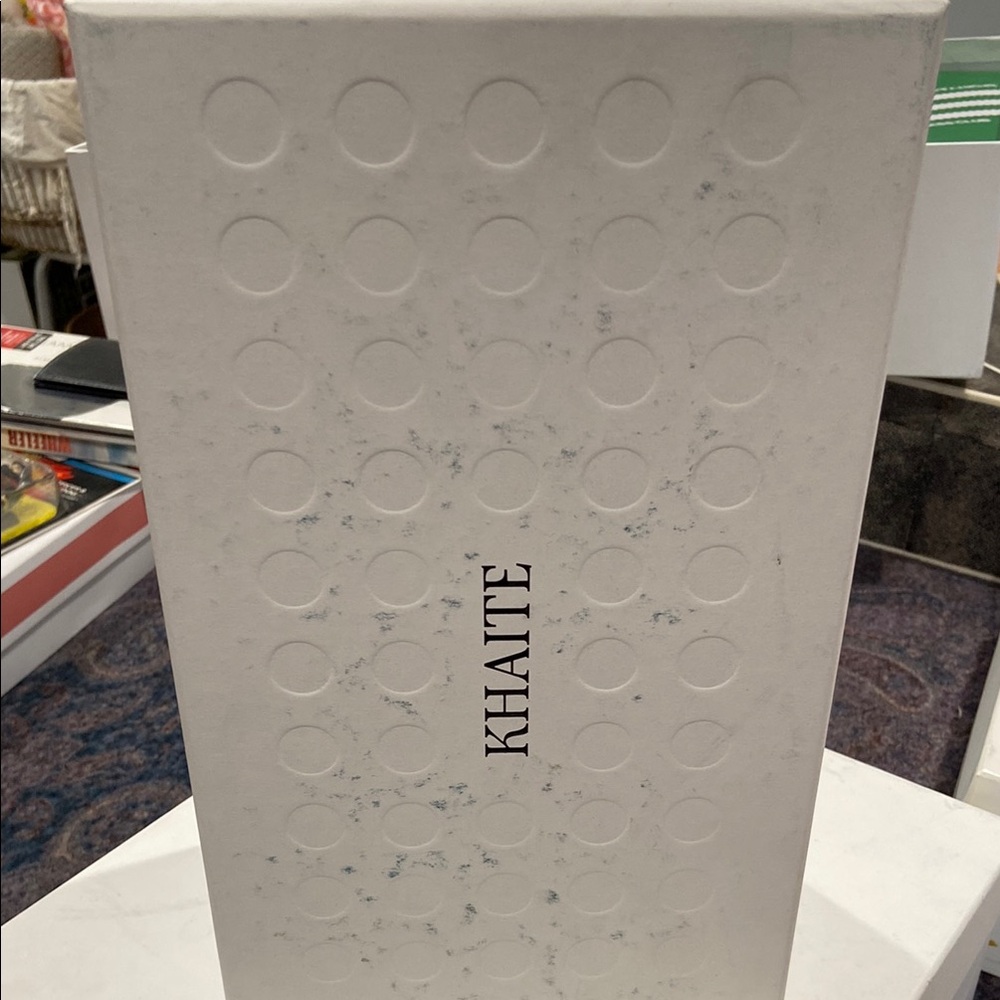 KHAITE White Embossed Box